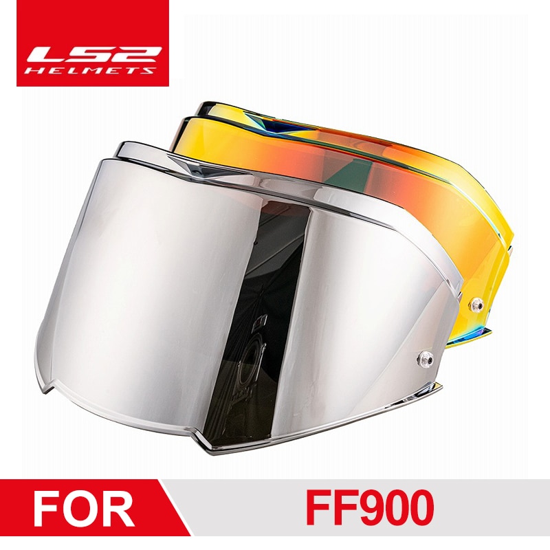 Original LS2 Visors For Valiant II FF900 Flip Up Motorcycle Helmet Replacement Extra Lens With Anti-fog Patch Holes Casto Moto