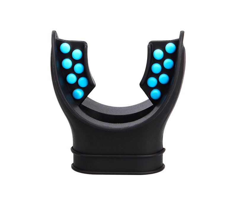 Embout thermoplastique fabriquable de plongée équipement de plongée en apnée pour adulte deuxième étape régulateur plongée surf accessoires: black with blue