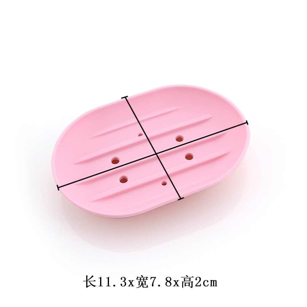 Silicon Kitchen Bathroom Flexible Soap Dish Plate Holder Tray Soapbox Home travel Soap Dishes 9 Colors 26