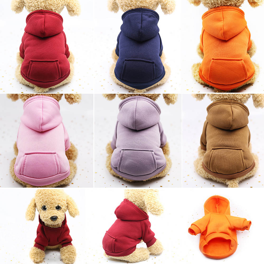 XS-2XL Haustier Hund Hoodie Mantel Weiche Fleece Warm Puppy Kleidung Hund Sweatshirt Winter Hund Kleidung Für Kleine Hunde Pet Shop Neue