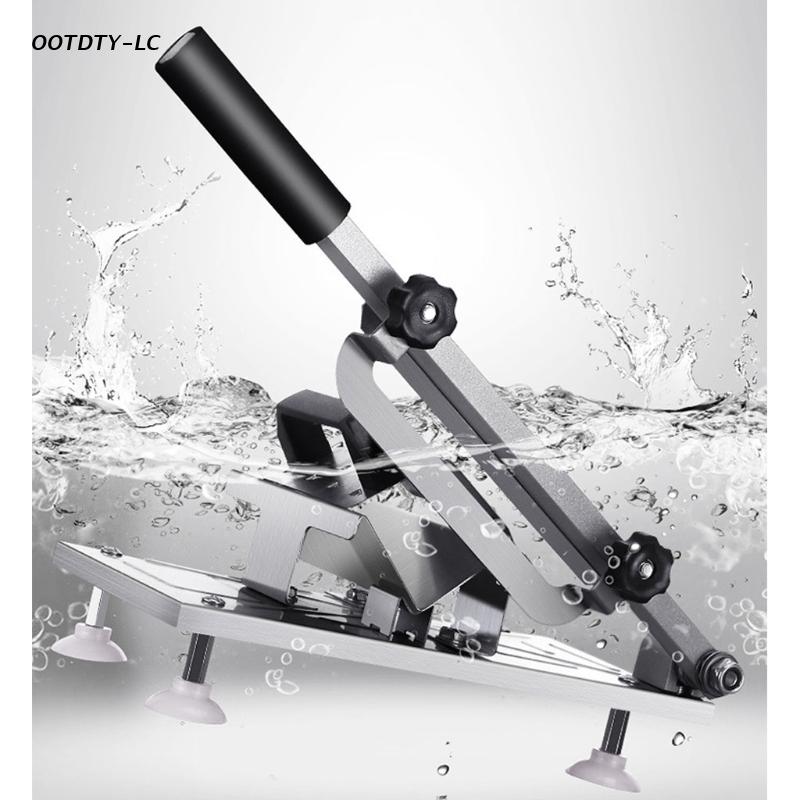 Food Cutter Slicing Machine Stainless Steel Spring Automatic Meat Non-slip Handle Easily Cut Meat