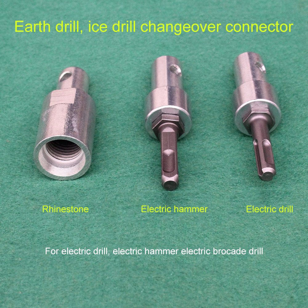 60mm Einzigen Doppel Bohrer Zubehör erde bohrer klinge Erdbohrer Kopf für Benzin Bohrer Elektrische Hammer und Wasser bohrer