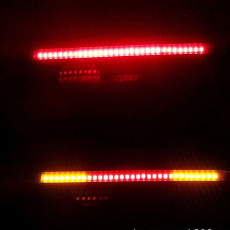 Flexibele 48 Led Motorfiets Licht Bar Strip Staart Richtingaanwijzer Staart Achter Brake Stop Brake Light Bulb Lamp 12V
