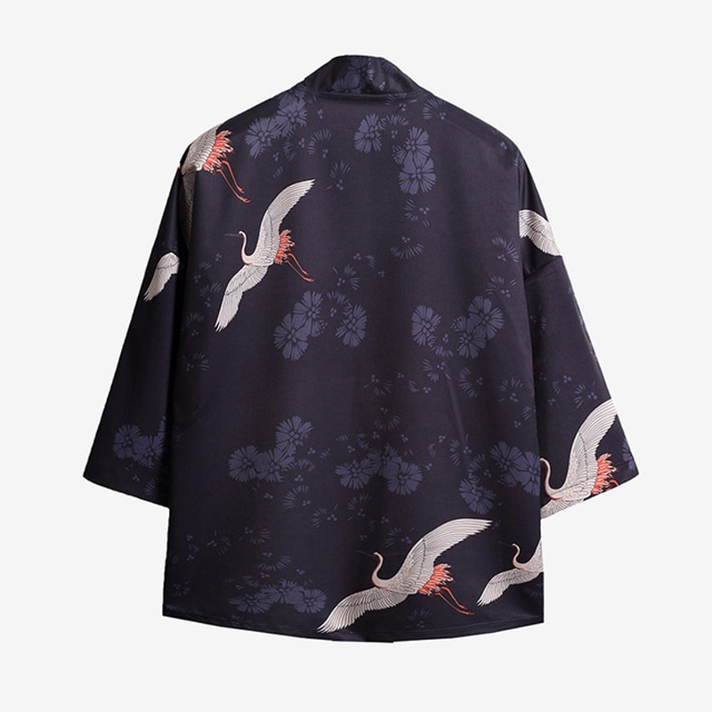 Plus størrelse 5xl litterær japansk kimono yukata mand japansk kort kappe løs kimomo kinesisk stil cardigan kimono haori