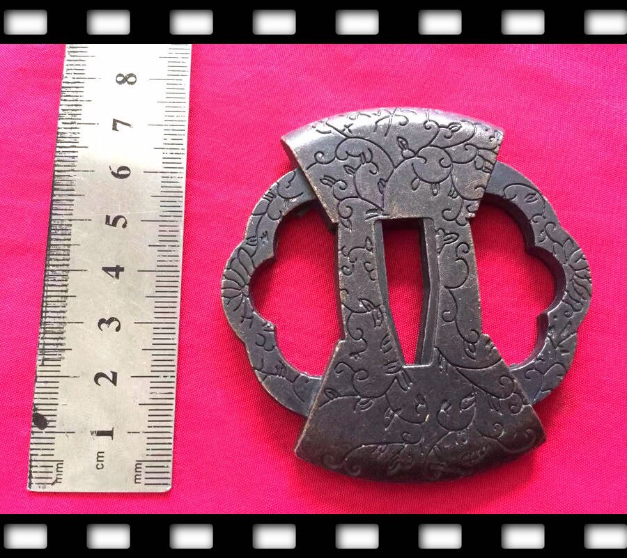 Alloy Tsuba Guard For Japanese Samurai Katana Sword Wakizashi Handmade Fittings Nice Metal Crafts