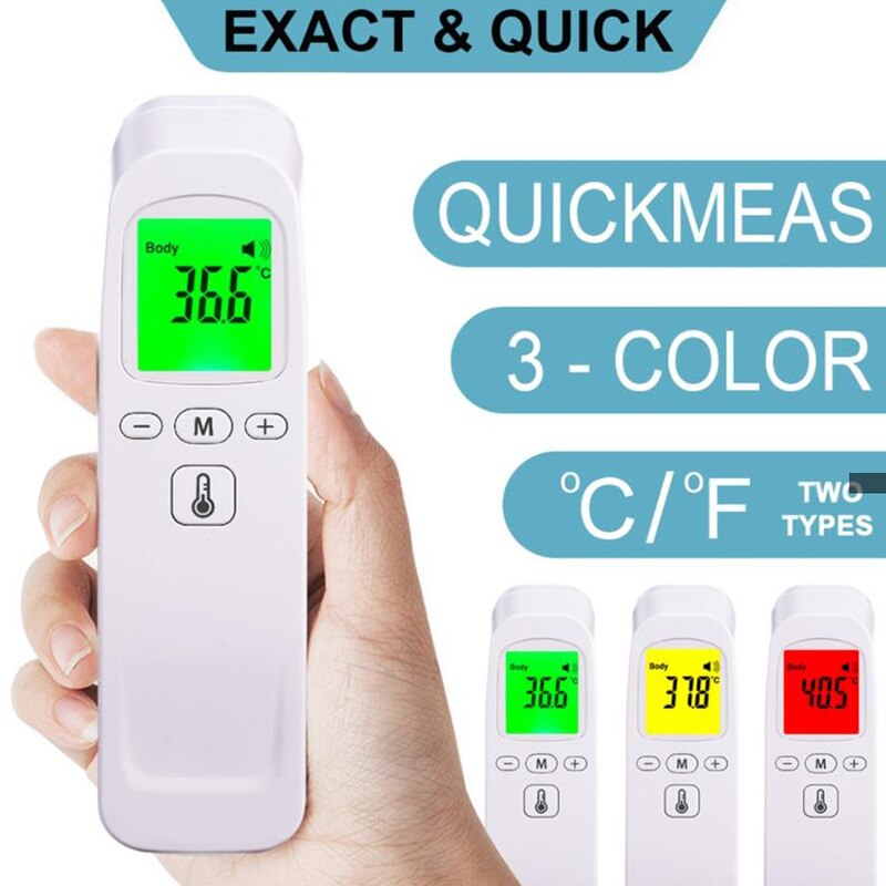 Multi-function Non-contact Temperature Measurement Device Infrared Digital Thermometer Forehead Ear Body Fever Thermometer