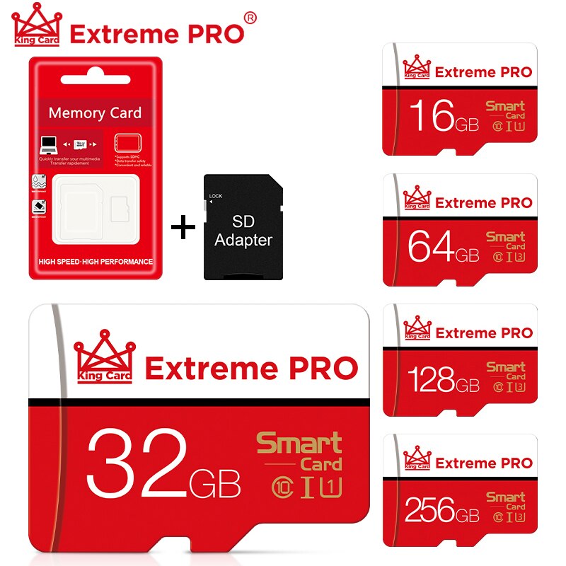 Crazy Klasse 10 Micro Sd Kaart 8Gb 64Gb 128Gb 32Gb Micro Sd Carte 16Gb Cartao De memoria Sd Geheugenkaarten Tf Card Met