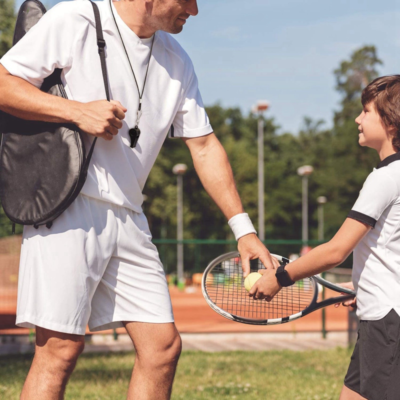 Top100 Pcs Black Lanyard Plastic Whistles Coaches Referees Fans Cheer Student Whistles Emergency Survival Whistles Bulk