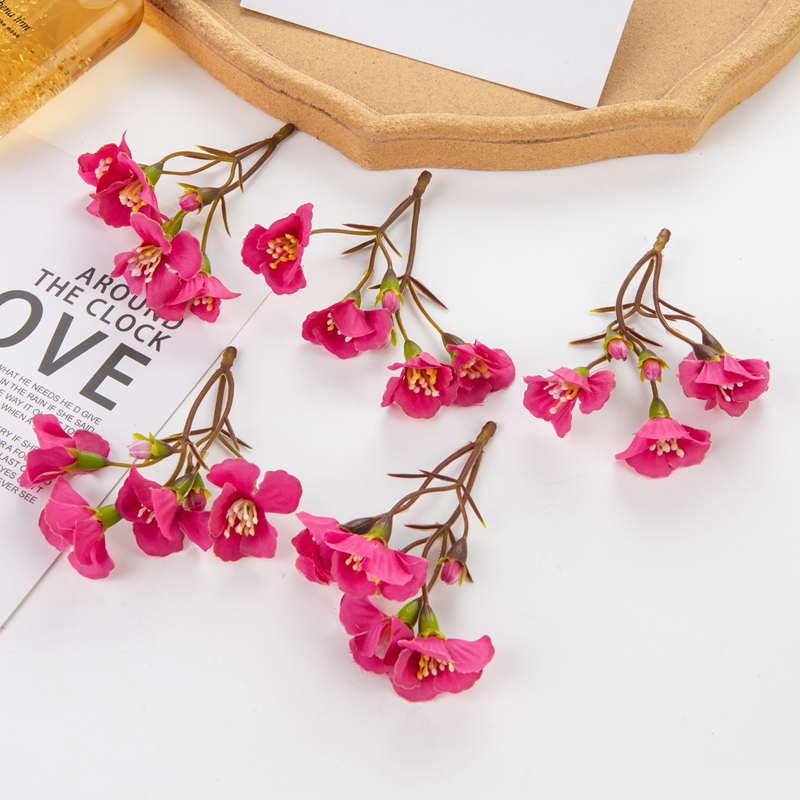 Künstliche Blumen Diy Festival Dekoration Kränze Heimat Zimmer Hochzeitsstrauß Diy Scrapbooking Brautaccessoires Ausverkauf Requisiten: XS / Rose rot