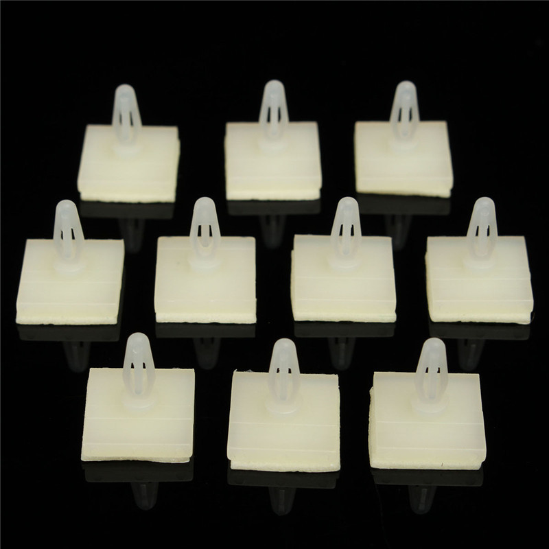 50/100pcs/Set HC-5 Nylon Plastic Stick Fixed Clip On PCB Spacer Standoff Locking Snap-In Fixed Clips Adhesive 3mm Hole Support