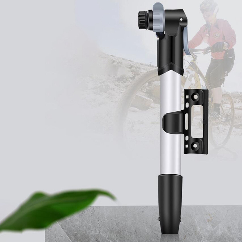 Mini Bike Pump Aluminum Alloy Bicycle Hand Air Pump Tire Inflator Road Cycling Pump