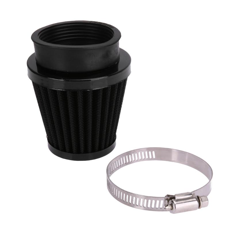 Kit de inducción de admisión de Filtro de aire para motocicleta de 60mm, filtros de cabeza de seta, limpiador de filtro de entrada de aire para motocicleta, negro para Todas las motocicletas
