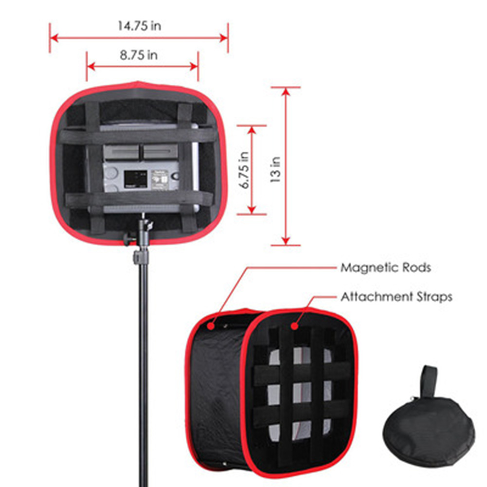 Universel pliable Flexible Flash lumière pliable Softbox diffuseur photographie remplissage lumière lampe LED lumière douce DJA88