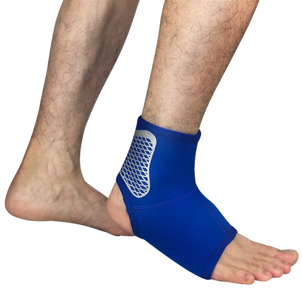 Unisex Outdoor Sport Enkelletsel Brace Voet Ondersteuning Bandage Pees Strap Guard Brace Protector Split Verstuiking Wrap: blue / XL(46-48)