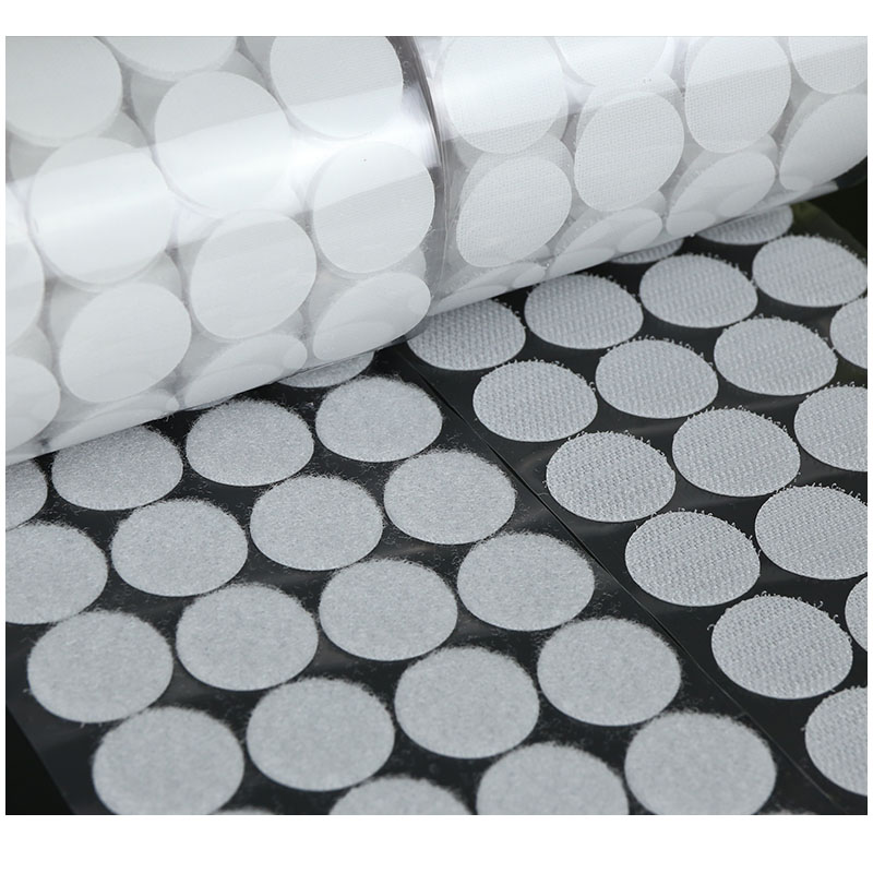 Loop and Hook Dot Stickers Round Velcro Adhesive Tape Adesivo Self Adhesive Disks Dot Curtain Fabric Strong Glue Fastener Tape