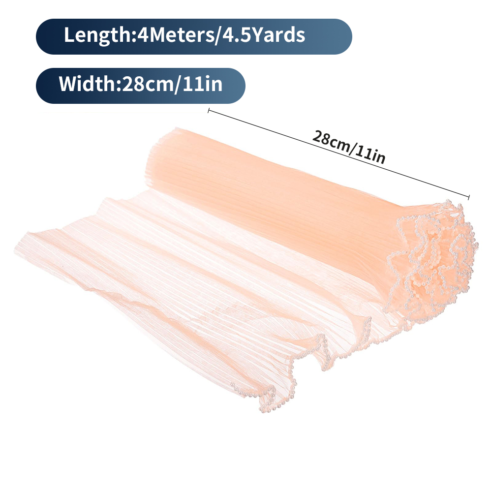 Parelrand boeket inpakpapier, mesh bloem inpakpapier, boeket inpakpapier, gerimpeld golfgaas, Valentijnsdag: Oranje