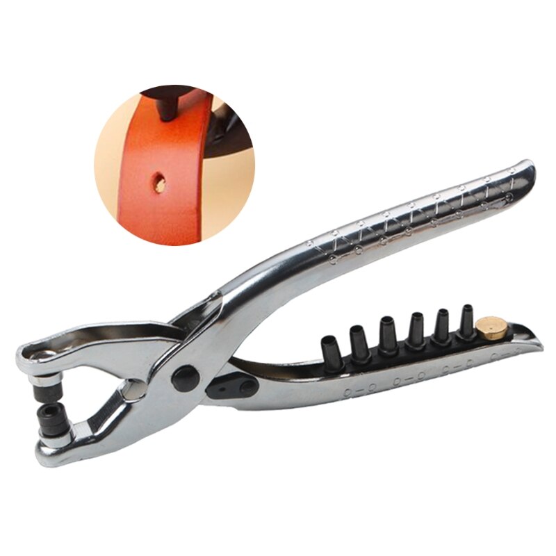 Practical Metal Rivets Eyelet Hole Punch Pliers Tool with Eyelets Grommets Riveting Punching Gadget for Shoes Bags Belt