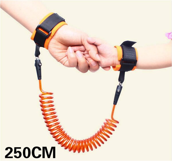 Anti Lost Wrist Link Toddler Leash Safety Harness for Baby Strap Rope Outdoor Walking Hand Belt Band Anti-lost Wristband Kids: OrangeRotatable