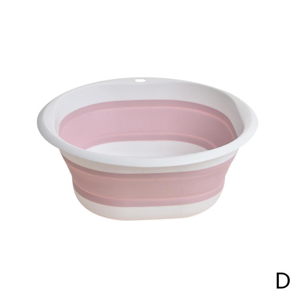 Lavabo portátil plegable para viaje en casa: D