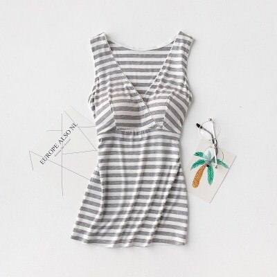 sleeveless maternity clothes nursing breastfeeding tops nursing tank tops vest for pregnant women maternity camis: color2 / XXL