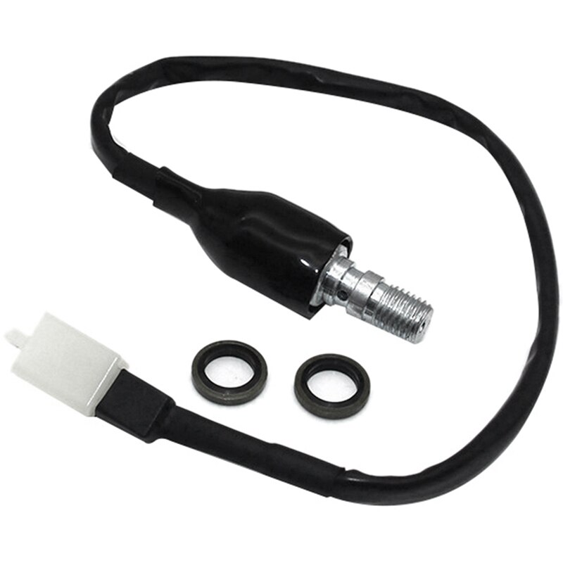 Motorcycle Hydraulic Brake Light Pressure Switch Banjo Bolt M10 Pitch For Honda Kawasaki Yamaha Nissan Atvs M10