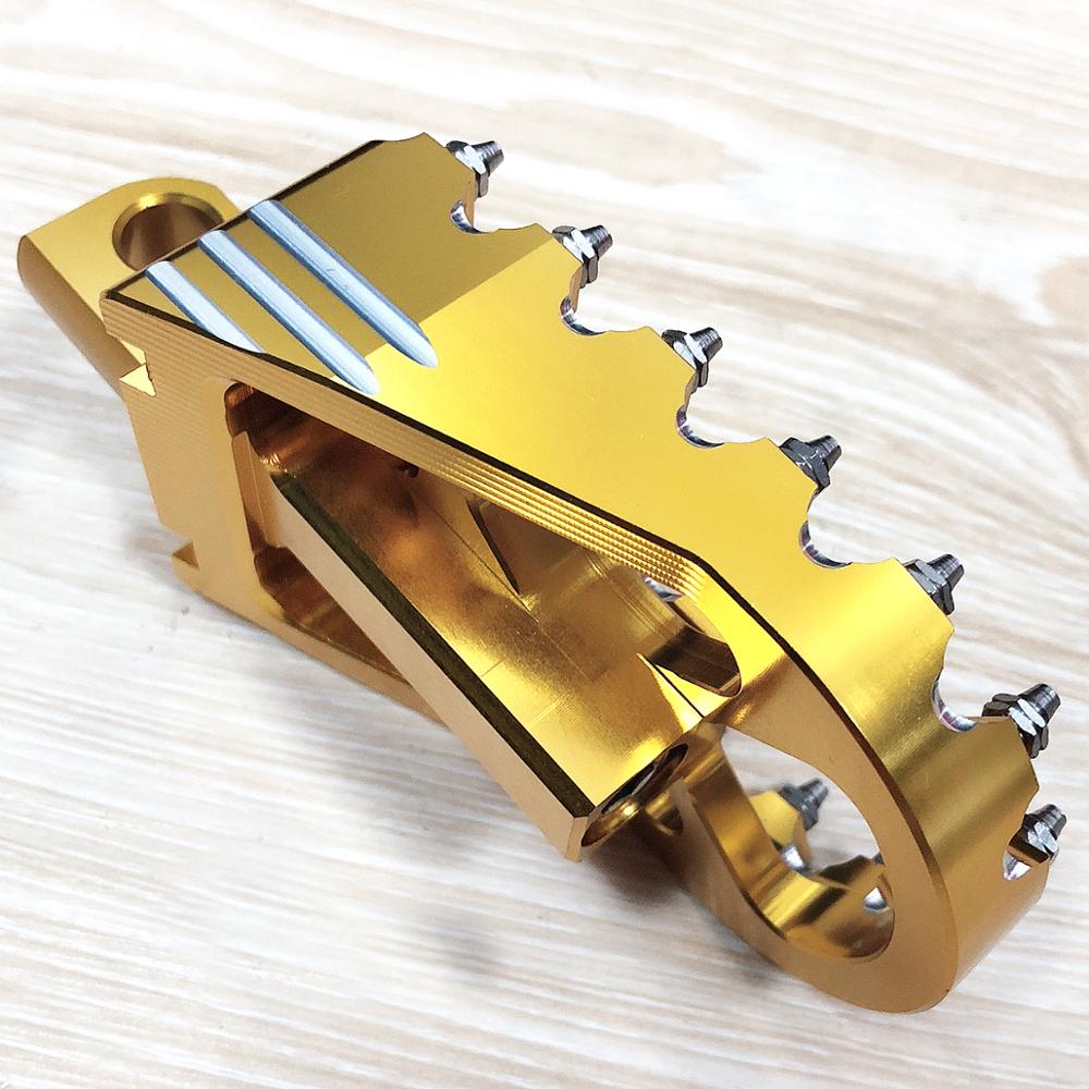 Repose-pieds rotatifs en or crampons de Chopper personnalisés et chevilles de manette de vitesse pour Harley Dyna Sportster Touring 883