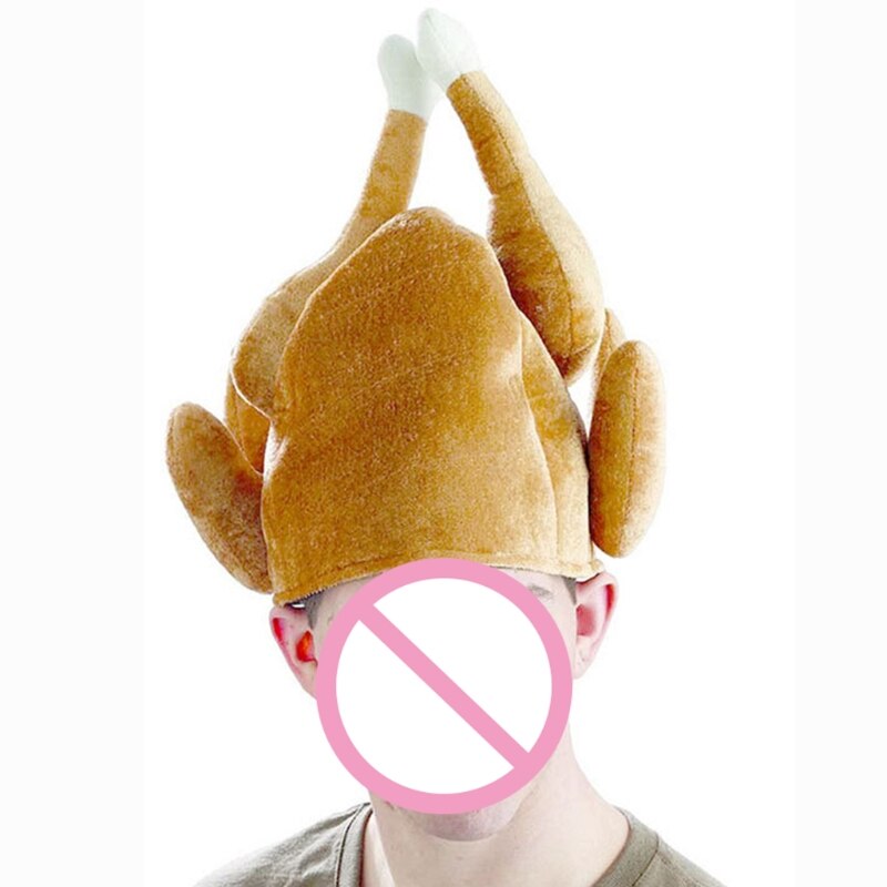 Thanksgiving Turkey Leg Hat for Christmas Thanksgiving Decoration Adult Carnival Hat Party Costumes Novelty Turkey Hats