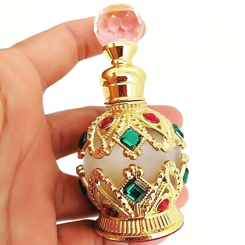 15ml Vintage Aromatherapy Essential Oil Perfume Empty Bottle Container