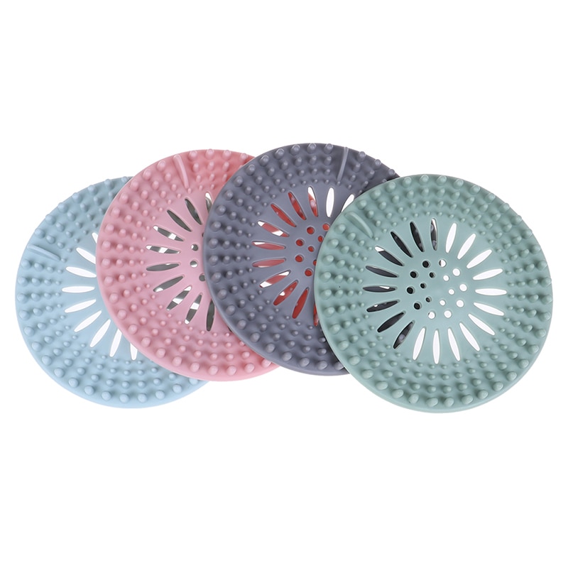 Tapón para el pelo, tapete para desagüe de suelo, cubiertas de silicona para desagüe de ducha, filtro para fregadero, filtro para baño y cocina