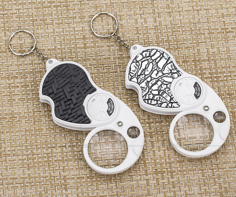 Folding Jeweler's Glasses 8X 20X Jewelry Magnifier Portable Pocket Magnifying Glass Jewelry Magnifier Lupa Mini Microscope Loupe