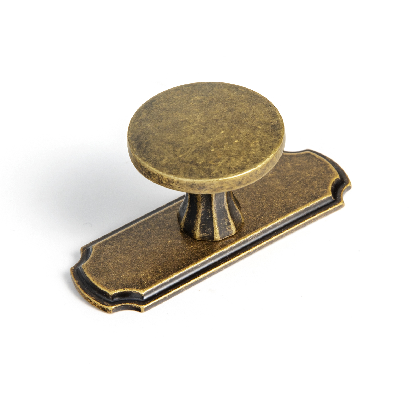 Stevige knop van zinklegering met basisbedekking, meubelgreep, kastknop en handgrepen van antiek messing