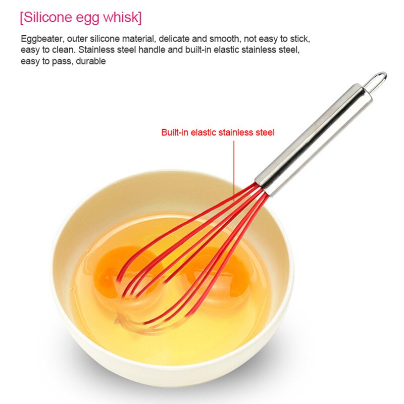 Juego de utensilios de cocina de silicona, especial resistente al calor, espátula, pala, cuchara para sopa, juego de 5 unids/set