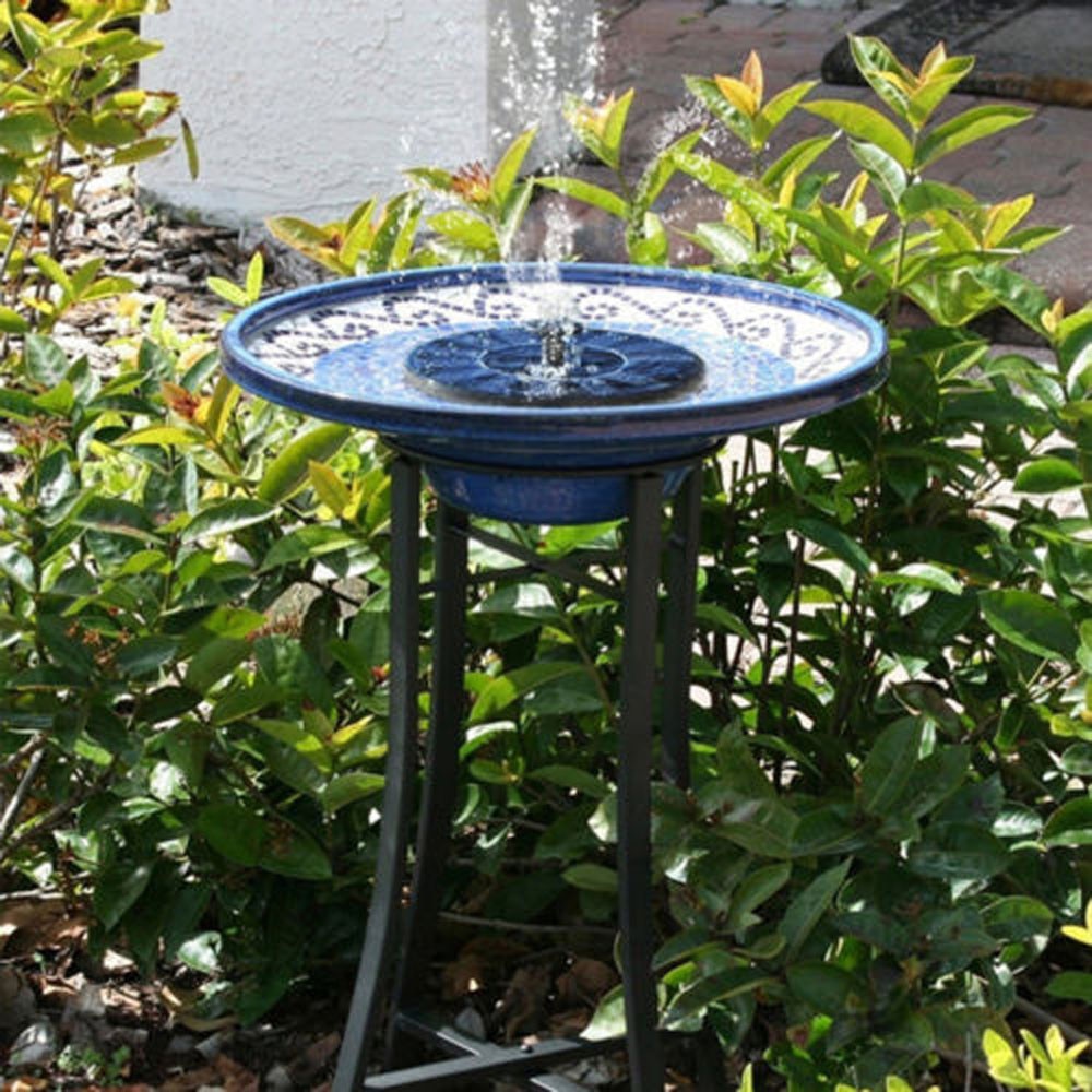 Mini Round Solar Fountain Floating Water Fountains Fontaine For Garden Decoration Solar Fontein Pool Pond Waterfall Home Decor