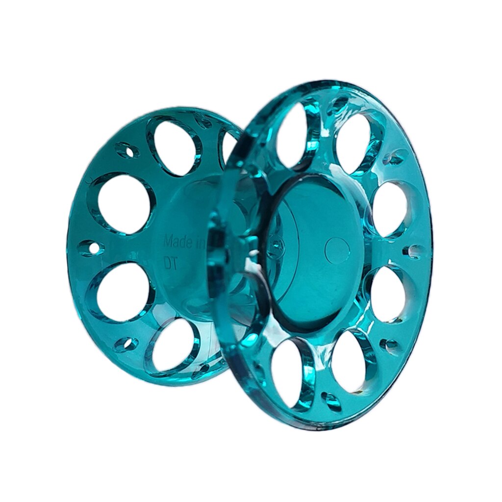 Lightweight Free/Tech/Cave Diving Reel Finger Tech Spool Line Guide Holders Transparent: Blue