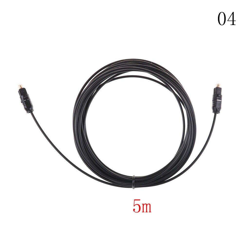 Digital Audio Optical Fiber Cable Toslink SPDIF Cord PVC For DVD VCR Player HI-FI Speaker 1.5m 2m 3m 5m