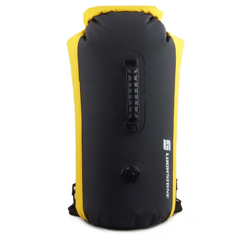 35/60L sac à dos étanche plage sport sac étanche sacs natation étanche organisateur eau piscine femmes sacs: black yellow 60L