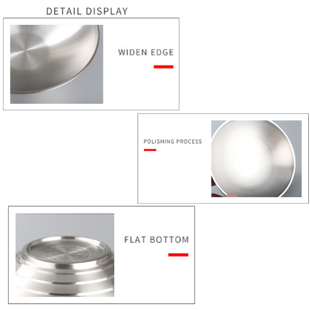Japanse Dubbele Warmte Isolatie Koude Noedels 201/304 Roestvrij Staal Restaurant Soep Ramen Kom