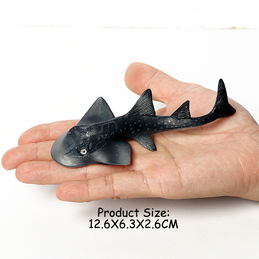 Realistic Sea Animals Figurines Orca Squid Sharks Dolphin Turtle Sailfish Octopus Figures Miniature Education Toys for Kids: Pale pinkish gray