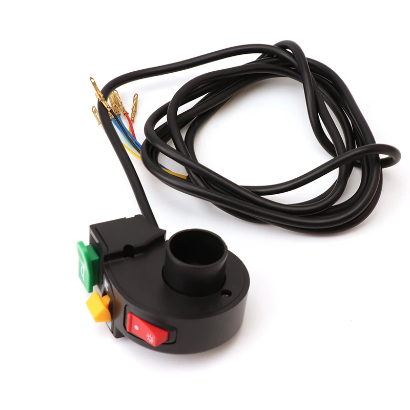3 in 1 Motorcycle Switch Electric Bike Scooter ATV Quad Light Turn Signal Horn ON/OFF Button for 22mm Dia Handlebars