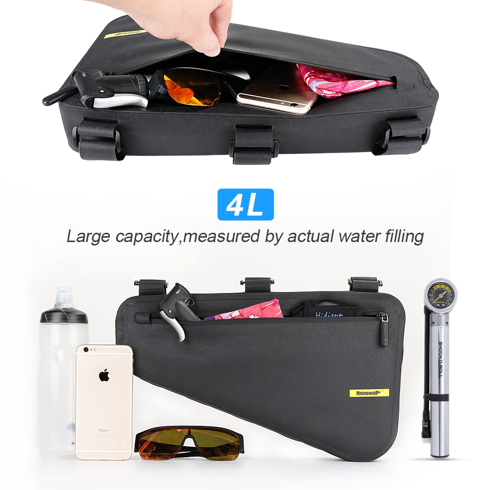 Rhinowalk 4L Wasserdichte Fahrrad Rahmen Tasche Große Kapazität Dreieck Tasche Fahrrad Rahmen Rohr Tasche Radfahren Werkzeug Tasche Tasche Fahrrad Zubehör