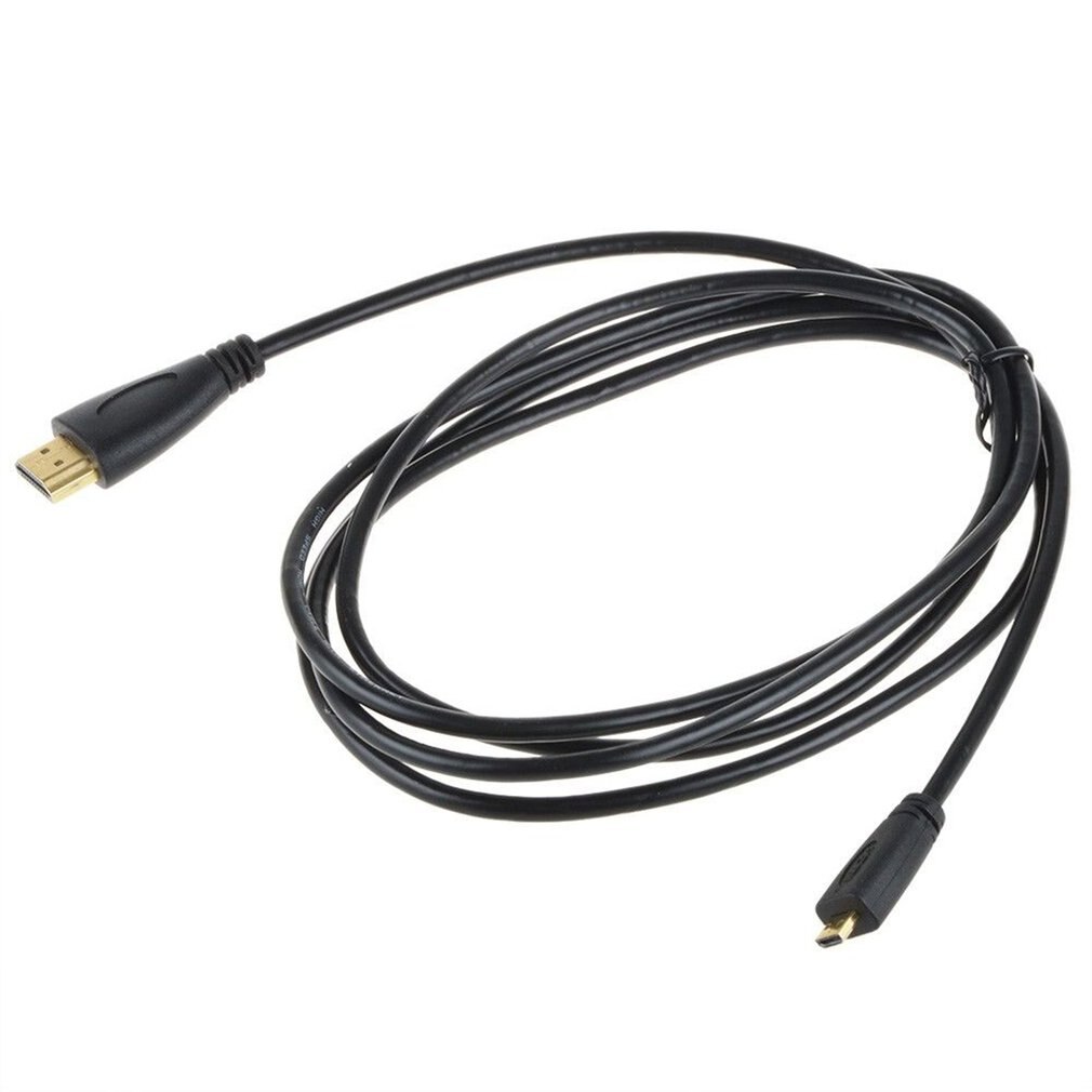 1m 1080P Micro HDMI to HDMI Adapter Cable Cord for Phone Tablet Camera TV