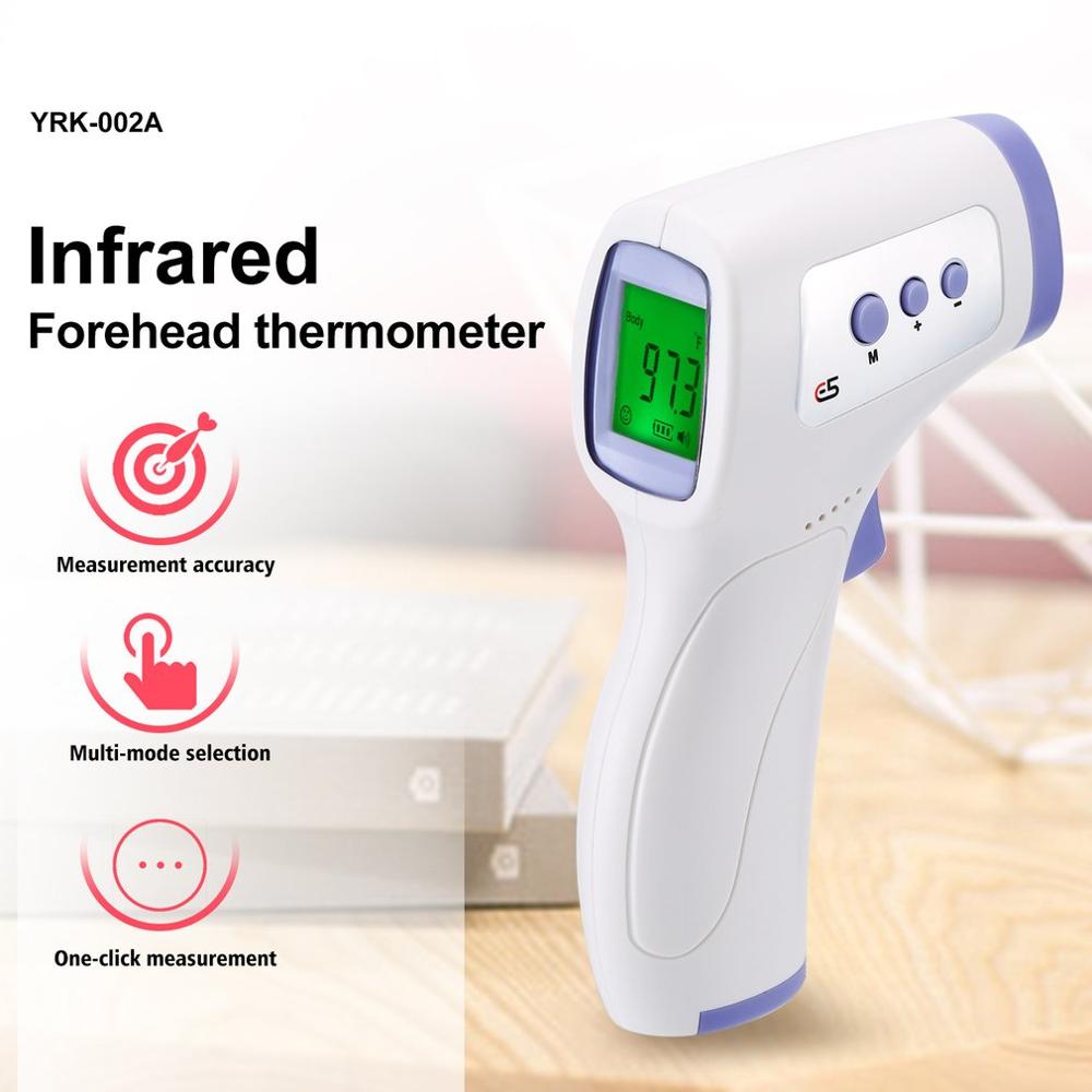 YRK-002A termómetro infrarrojo sin contacto, termómetro infrarrojo manual, termómetro infrarrojo de alta precisión, mide la temperatura corporal