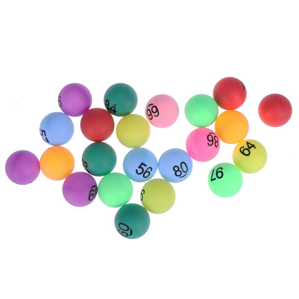 150pcs Lottery Balls Colored Number Balls For Game Party Decoration (Number 1-150)