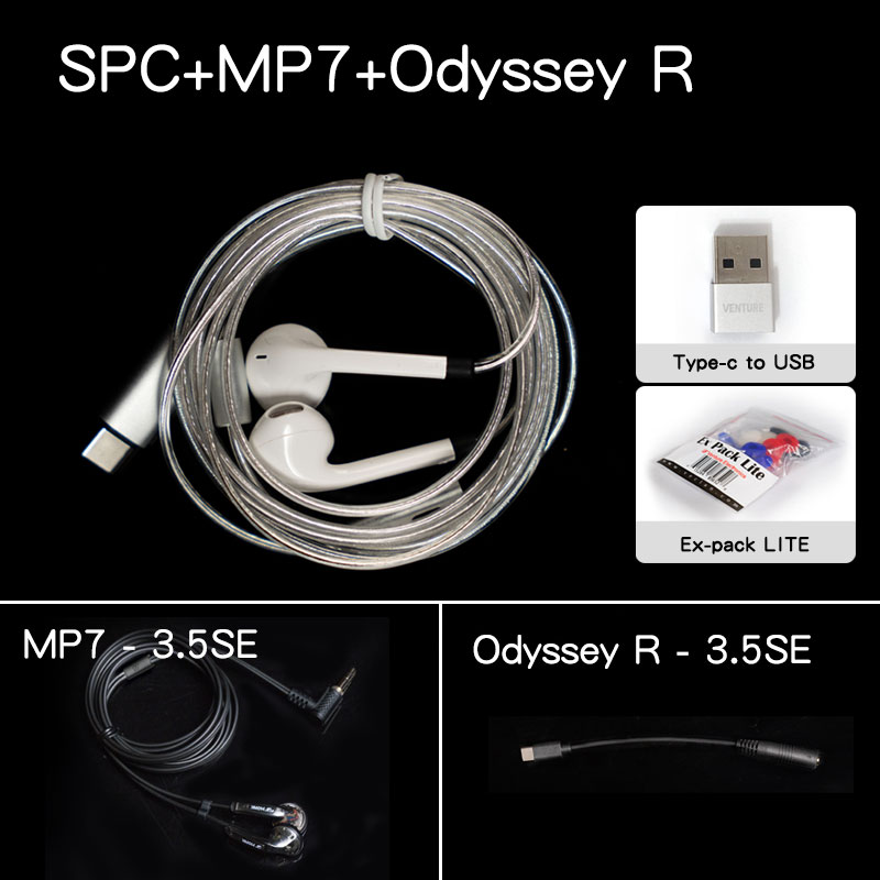 Venture Electronics VE monk metapod MM Semi-in-ear Headset mobile phone Type-c: green