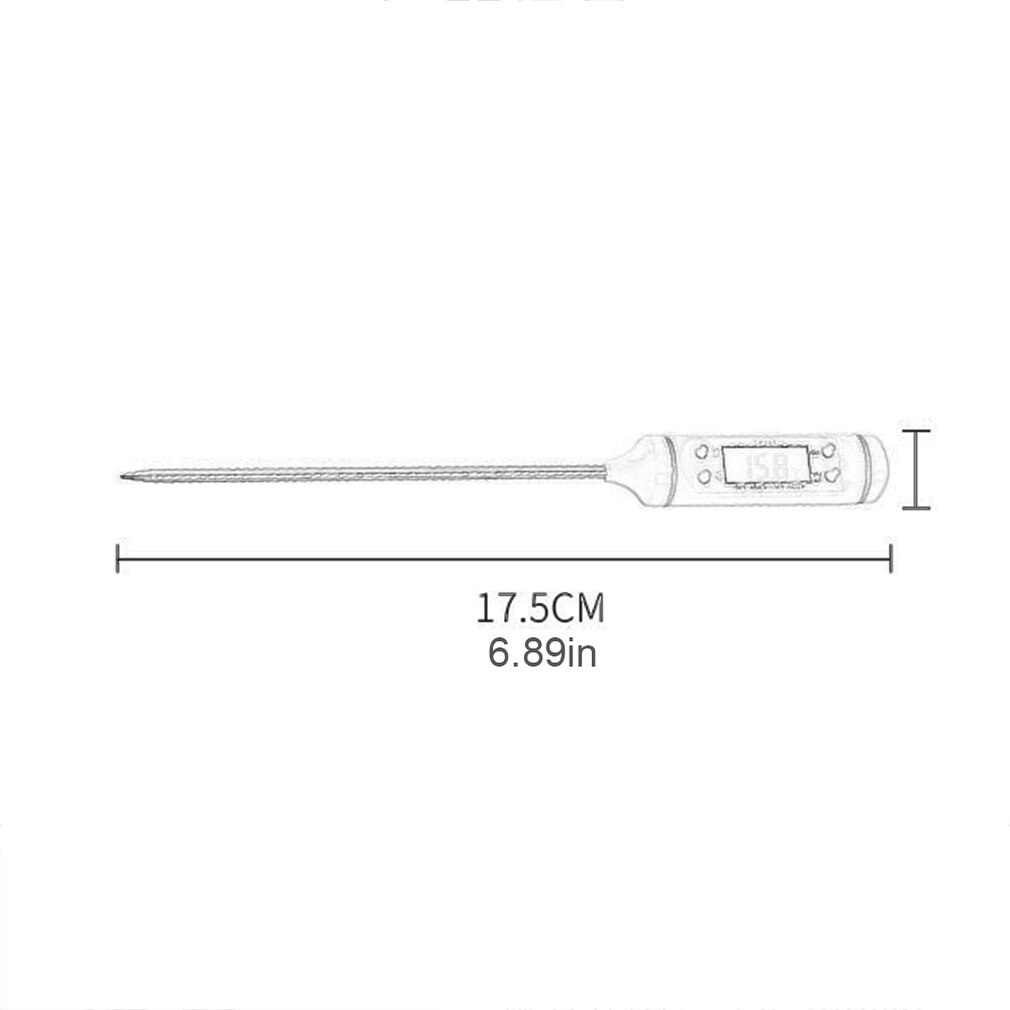 Kitchen probe thermometer stainless steel thermometer barbecue fork thermometer oil temperature meter tp101 food thermometer