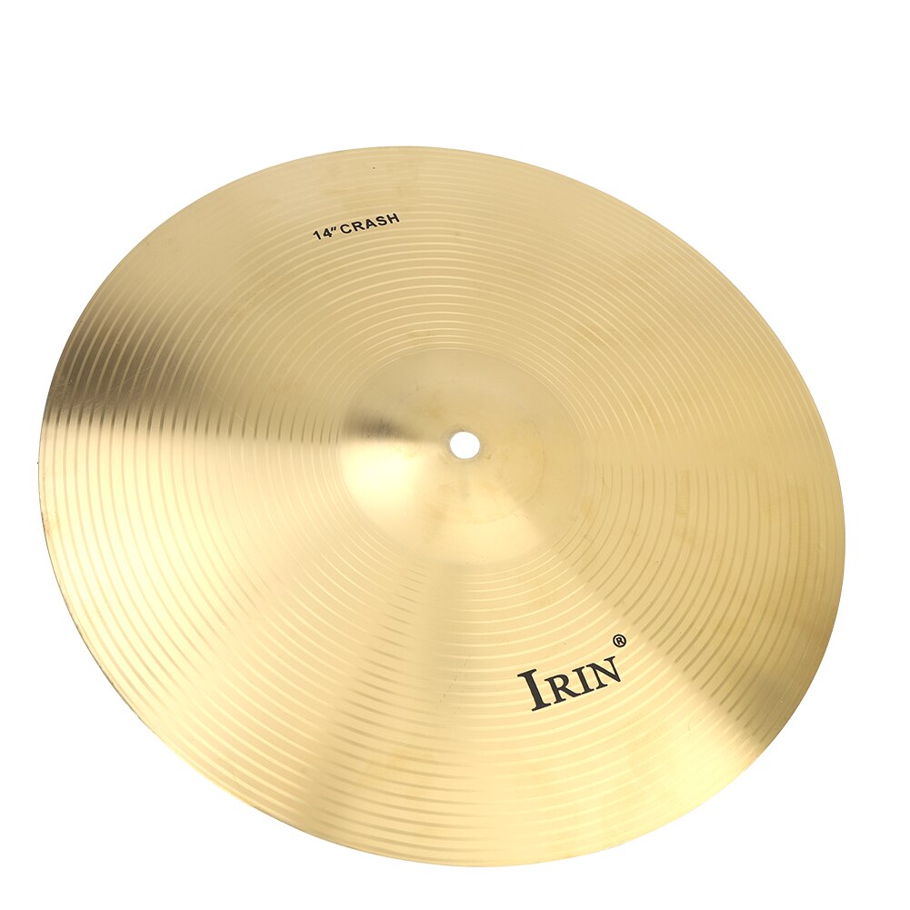 IRIN 14inch Cymbal Durable Brass Cymbal Musical Instrument Accessory for Jazz Drum Set
