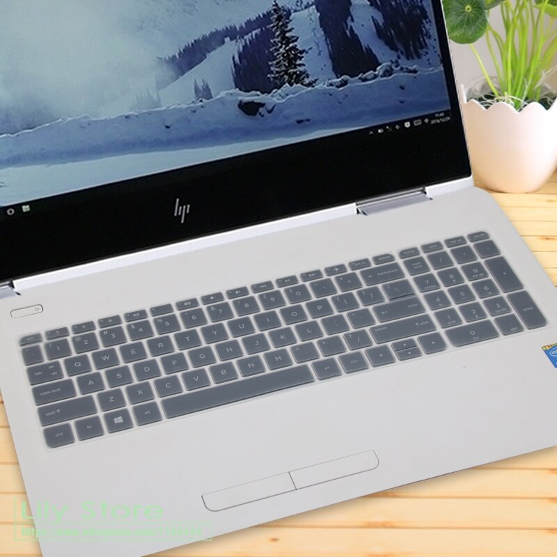 15 15.6 inch Laptop Toetsenbord Cover Protector voor HP Pavilion 15-bp152nr 15-bp108ca 15-bp002ne 15-ck075nr 15-bq051sa bq101na: clear