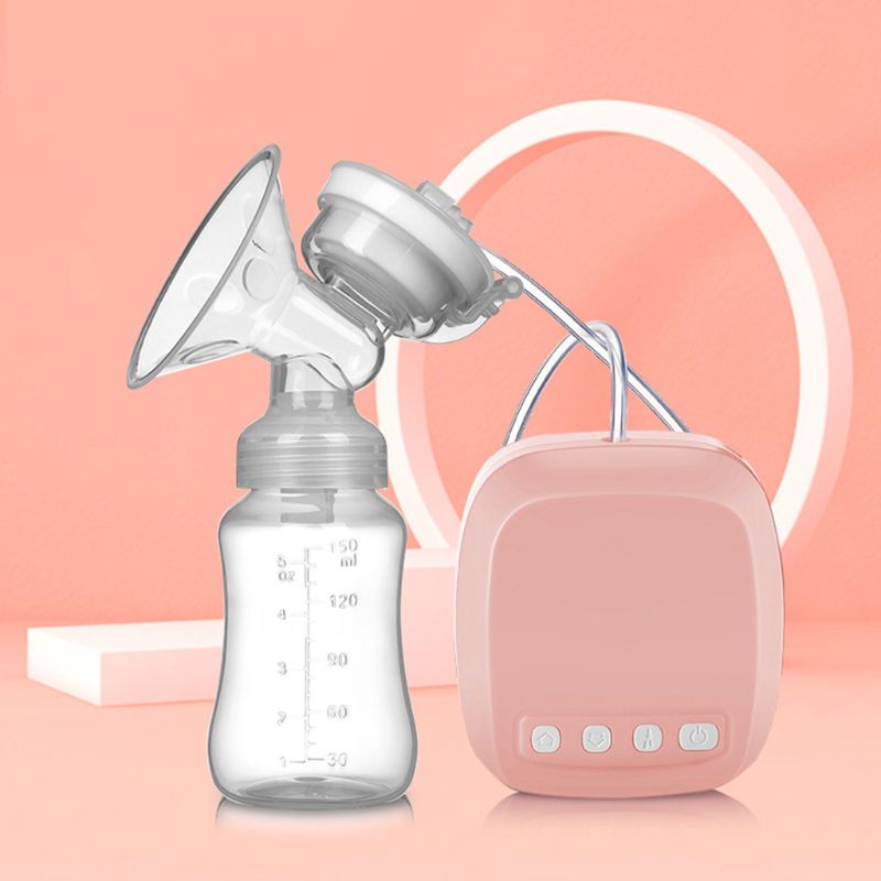 Electric Breast Pump Automatic Milker with Baby Bottle Maternal Nipple Suction Milk Extractor USB Chargable