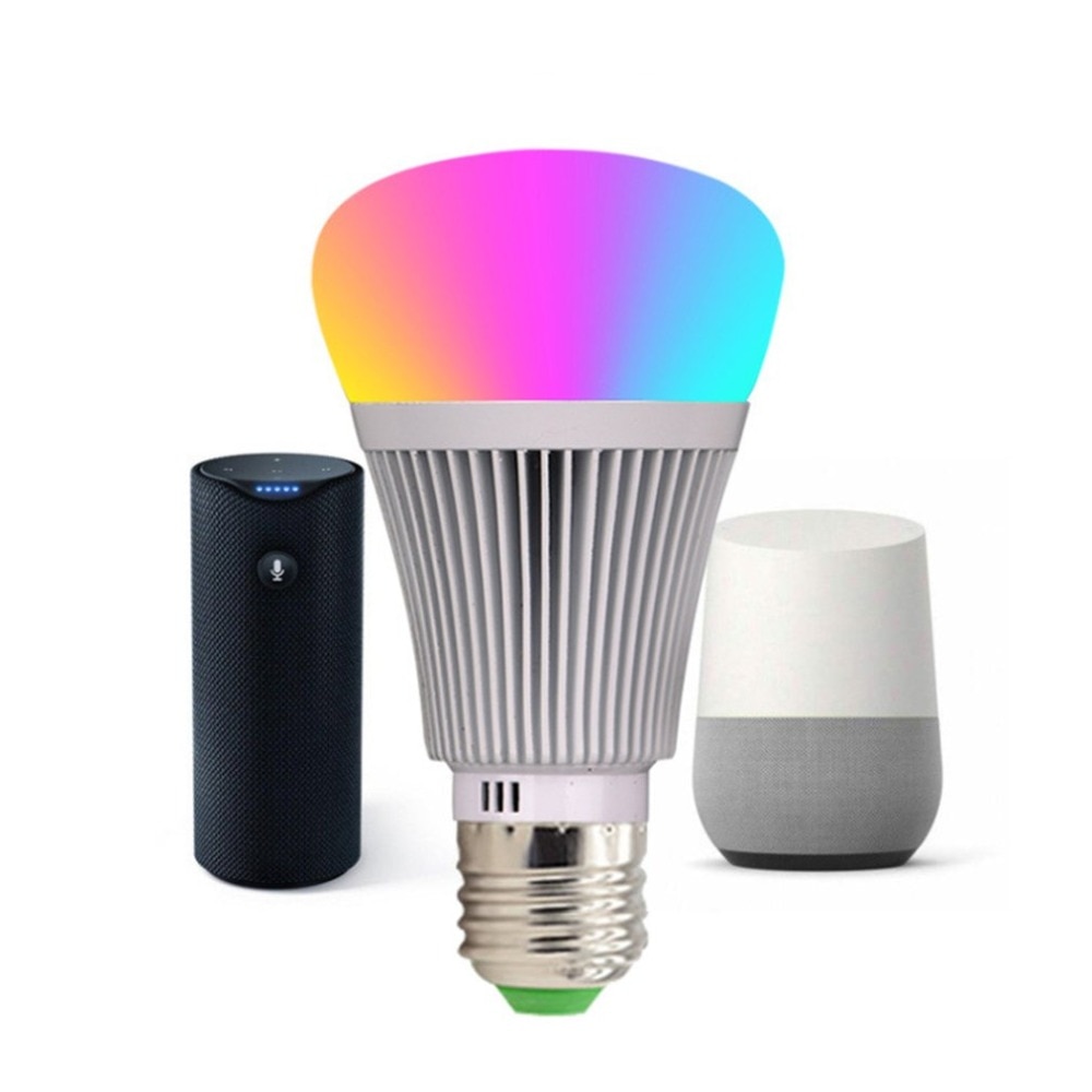 Smart Wifi Lampen APP Afstandsbediening Dimmer 7 w Led Lamp Kleur Veranderende E27 RGB Lampen Werkt Met Alexa voor Android iOS
