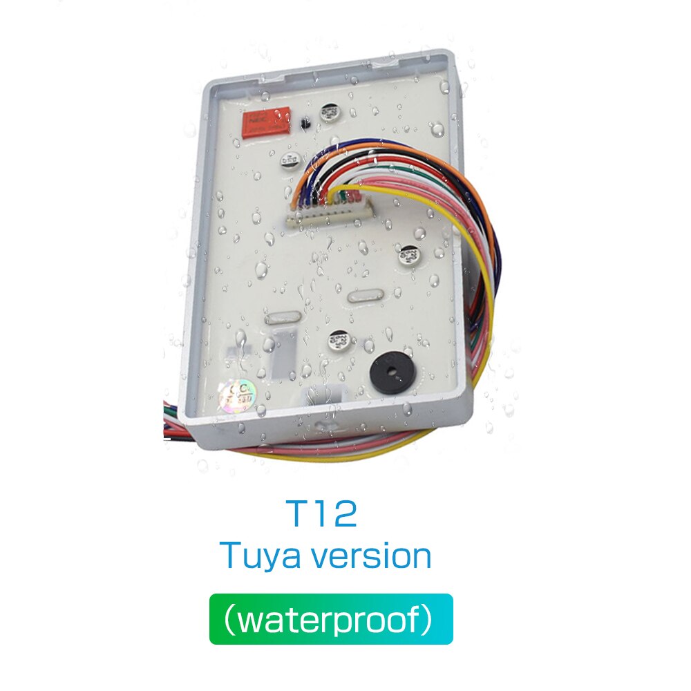 RFID 125khz Wifi Tuya APP Standalone Access Control keypad Backlight Touch Card Reader Wiegand 26 Input and Output Waterproof